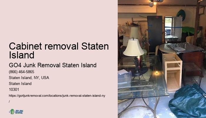 Cabinet removal Staten Island old furniture removal