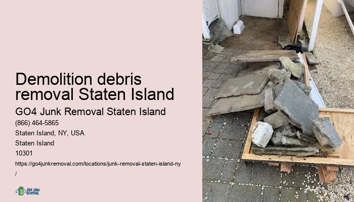 Desk removal Demolition debris removal Staten Island