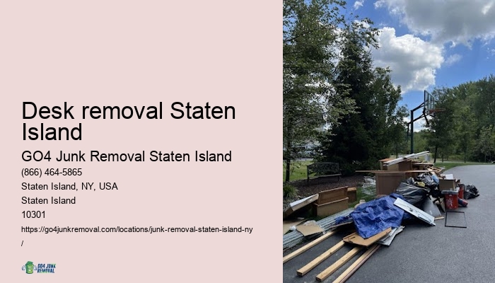 Desk removal Staten Island garage junk removal