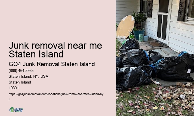 Junk removal near me Staten Island appliance disposal