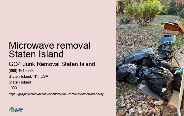 Shed Disposal Services Microwave removal Staten Island