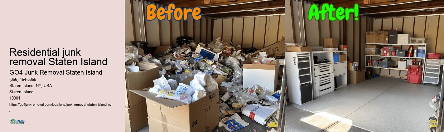 Residential junk removal Staten Island monitor recycling