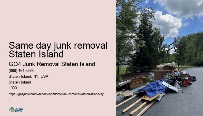 Move-out junk removal Same day junk removal Staten Island