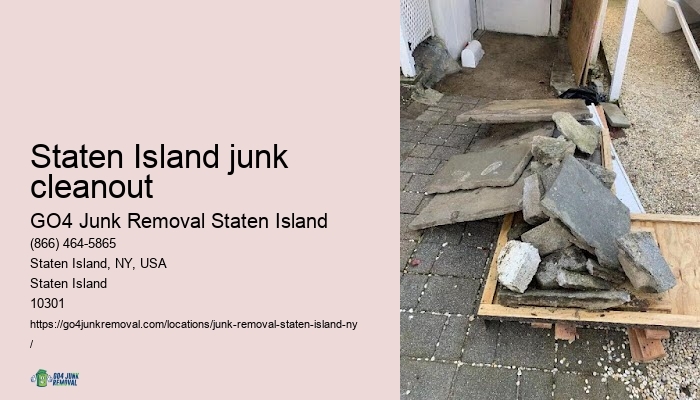 Commercial property cleanout Staten Island junk cleanout