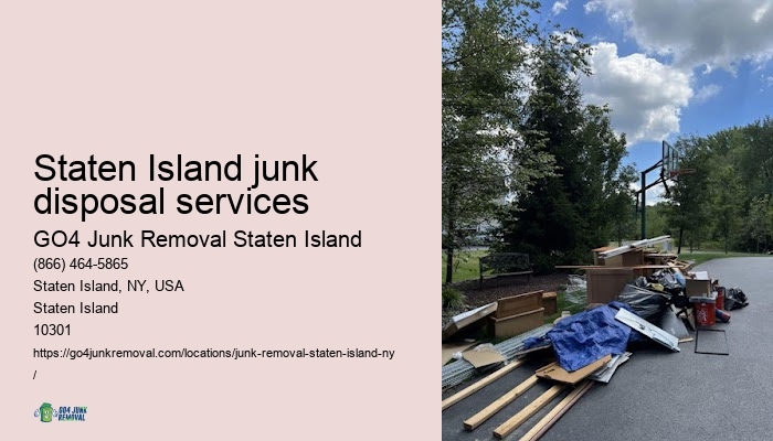 Commercial property cleanout Staten Island junk disposal services