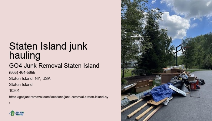 Affordable yard waste removal Staten Island junk hauling
