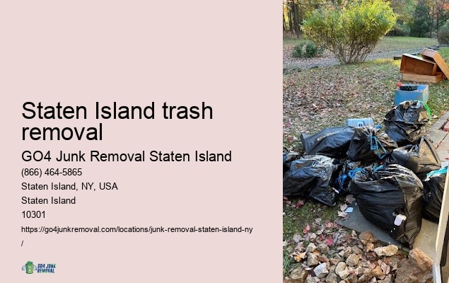 Staten Island trash removal furniture disposal