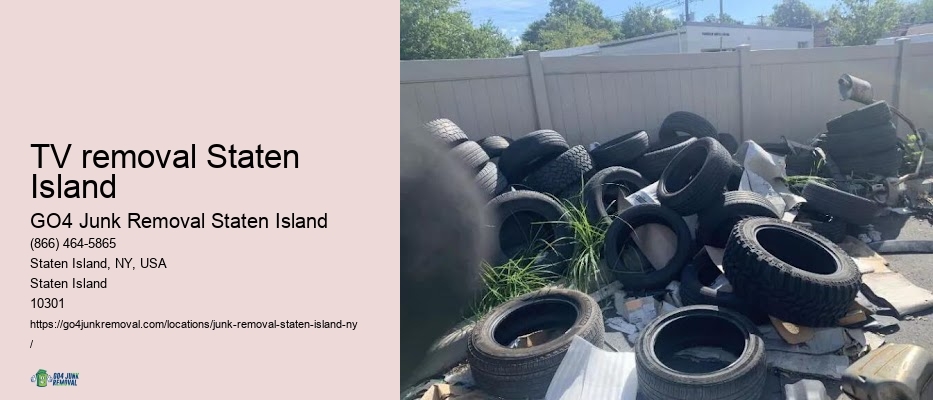 TV removal Staten Island storage unit cleanout