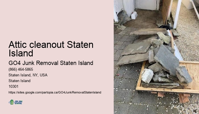Attic cleanout Staten Island industrial rubbish removal