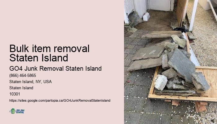 Construction debris removal Bulk item removal Staten Island