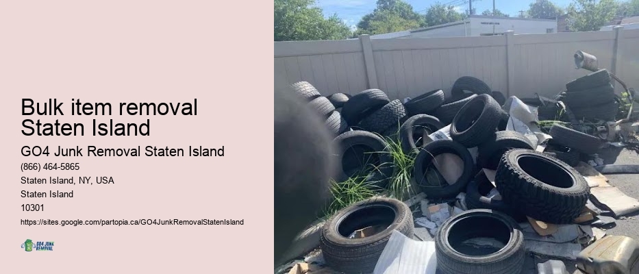 Bulk item removal Staten Island affordable junk removal