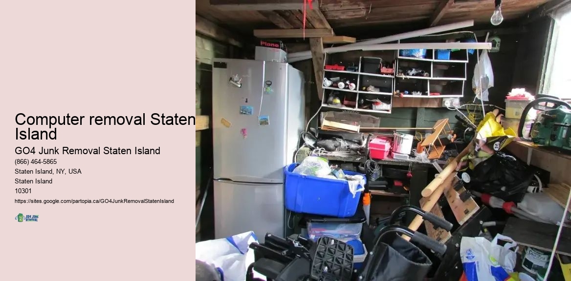 Computer removal Staten Island basement junk removal