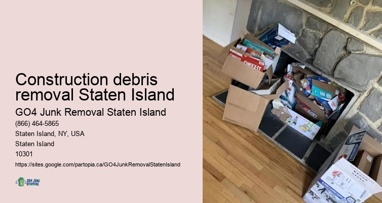 Junk removal company Construction debris removal Staten Island