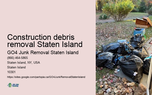 Furniture disposal Construction debris removal Staten Island