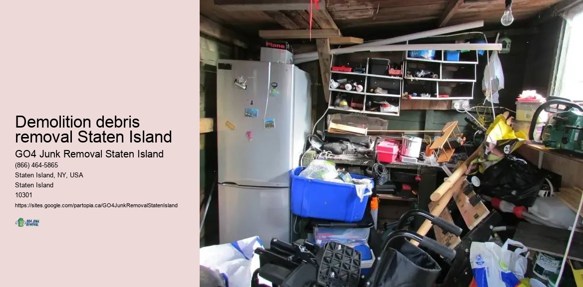 Junk car removal Demolition debris removal Staten Island