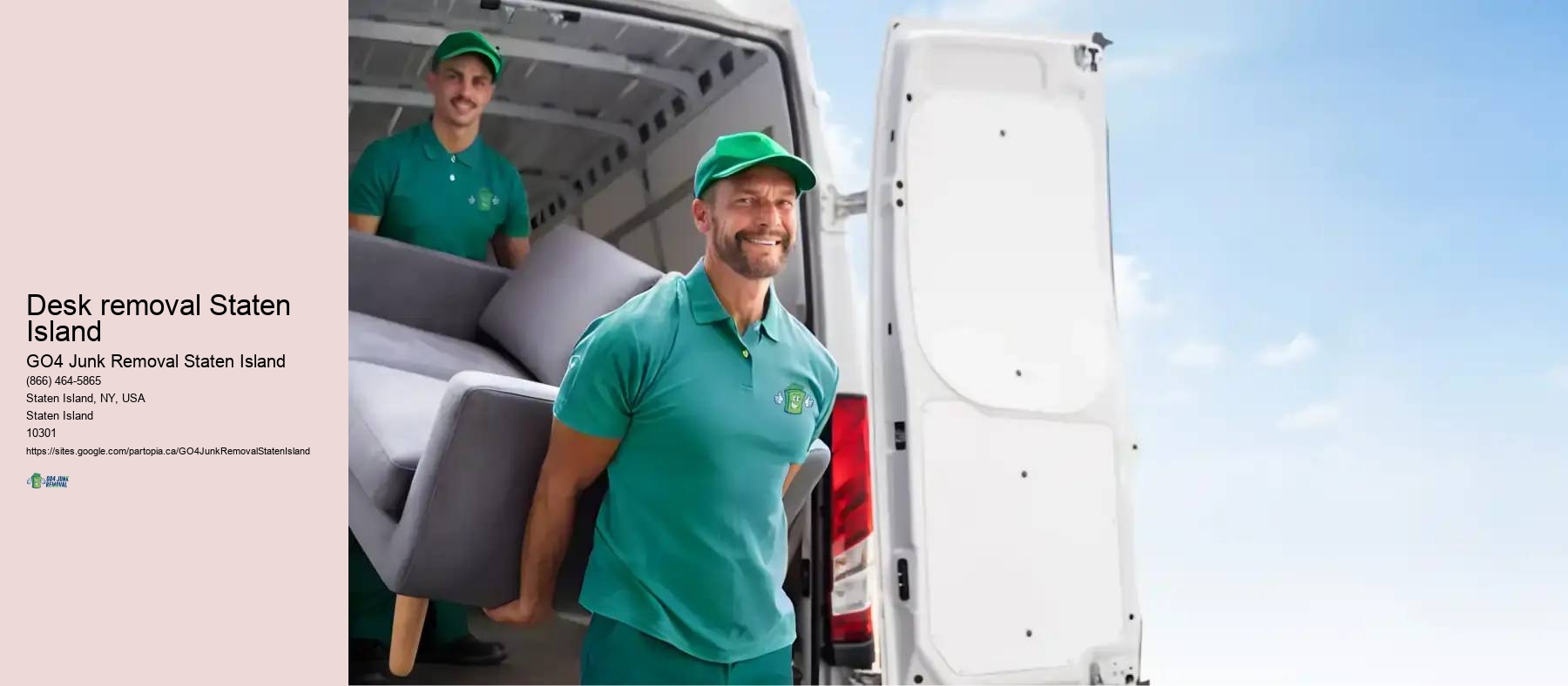 Trash removal service Desk removal Staten Island