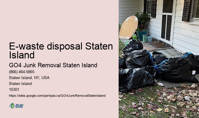 Green junk removal E-waste disposal Staten Island