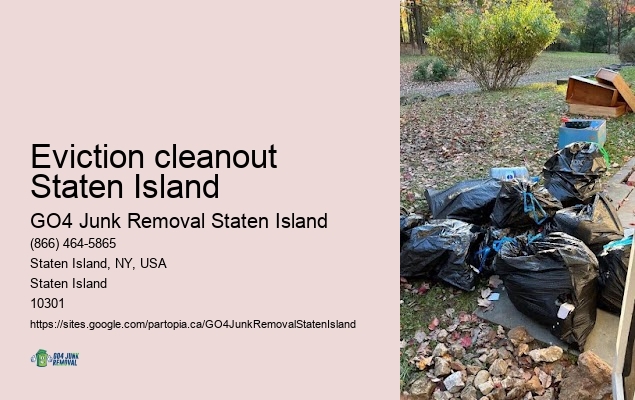 Yard junk removal Eviction cleanout Staten Island
