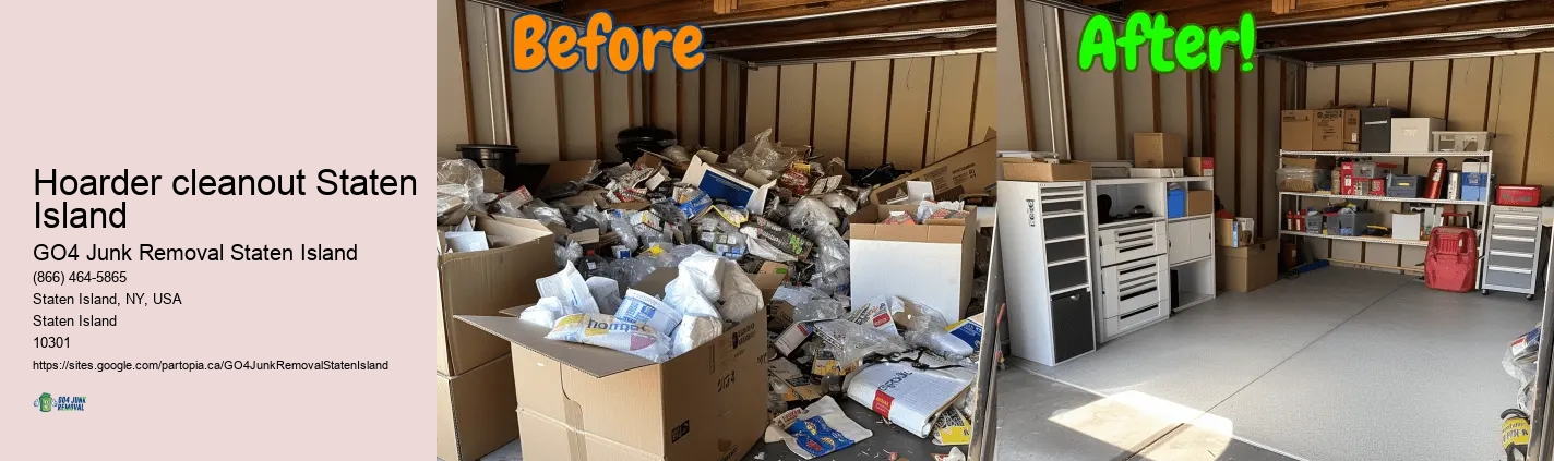 Hoarder cleanout Staten Island junk clean-up crew