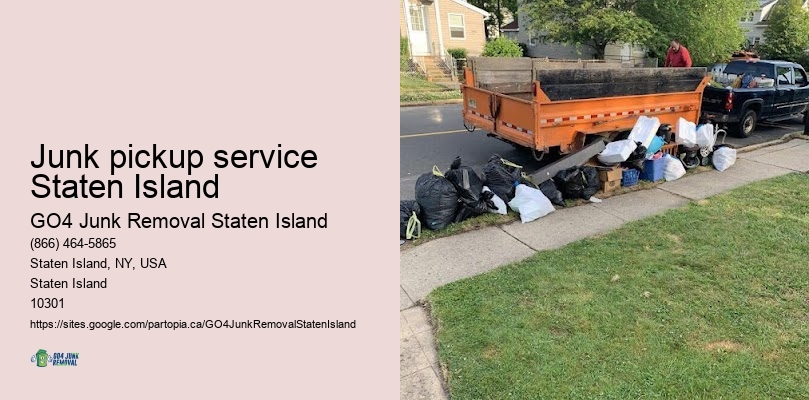 Junk pickup service Staten Island washer disposal