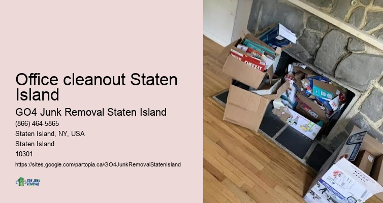 Office cleanout Staten Island brush removal