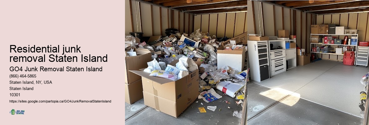 Home renovation debris removal Residential junk removal Staten Island