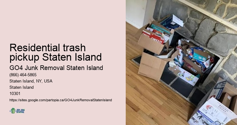 Residential trash pickup Staten Island bulk trash removal