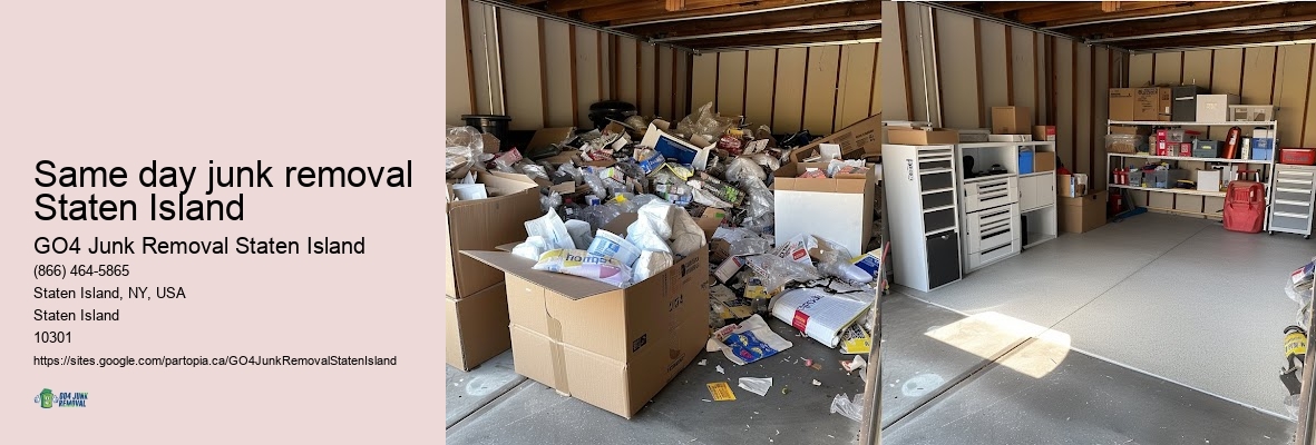 Same day junk removal Staten Island leaf disposal