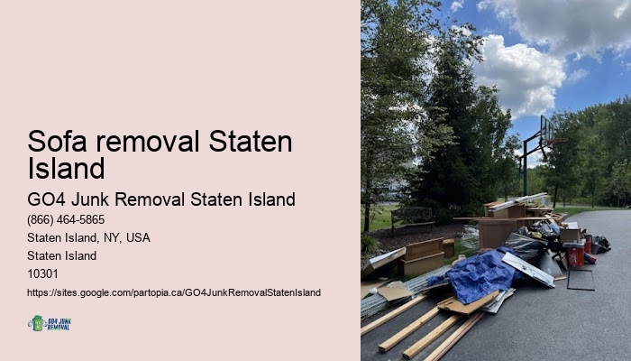 Same-day junk removal Sofa removal Staten Island