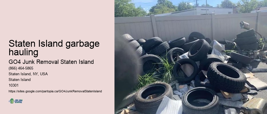 Quick junk haul Staten Island garbage hauling