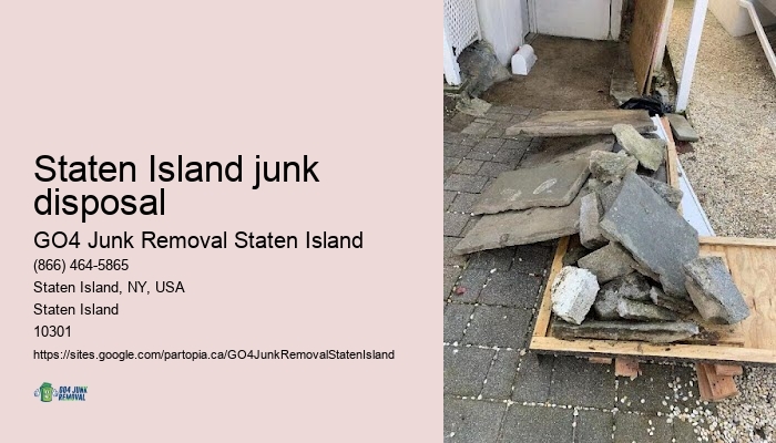 Staten Island junk disposal backyard cleanup