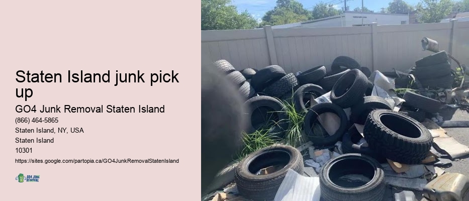 Residential garbage removal Staten Island junk pick up