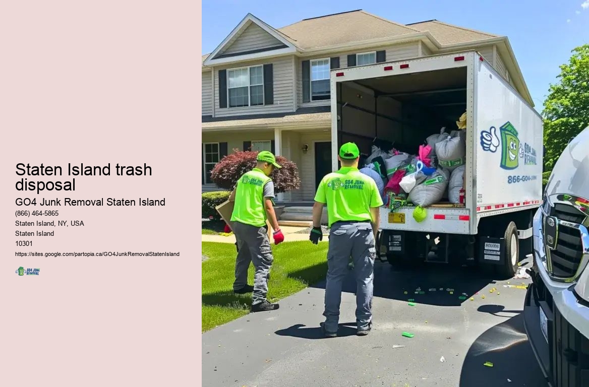 Appliance pick-up Staten Island trash disposal