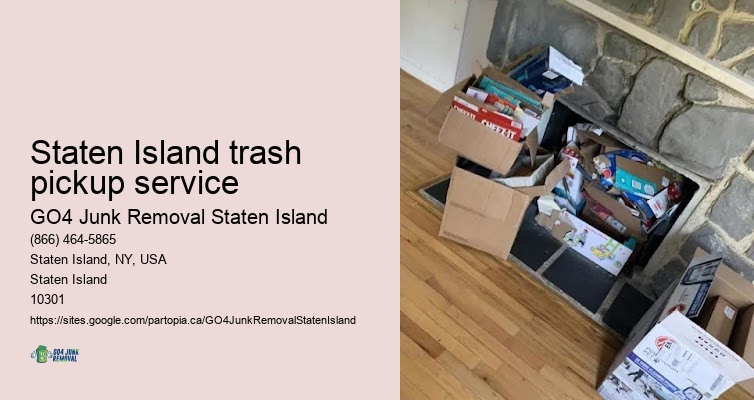 Electronics disposal Staten Island trash pickup service