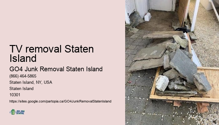 Reliable bulk trash removal TV removal Staten Island