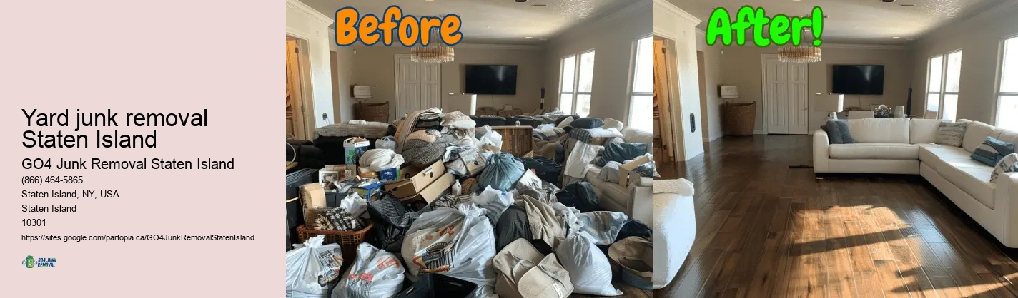 Eco-friendly appliance disposal Yard junk removal Staten Island